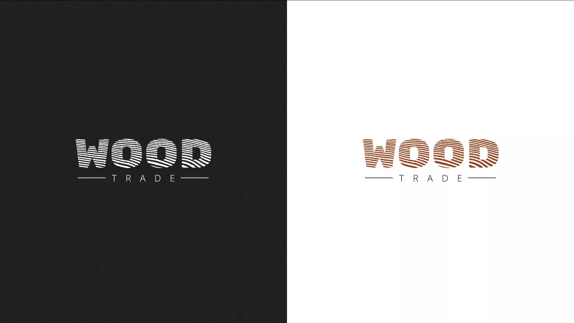 Разработка логотипа для компании «Wood Trade» в Ханты-Мансийске